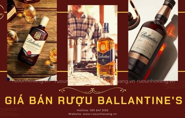 giá rượu ballantines bao nhiêu tiền