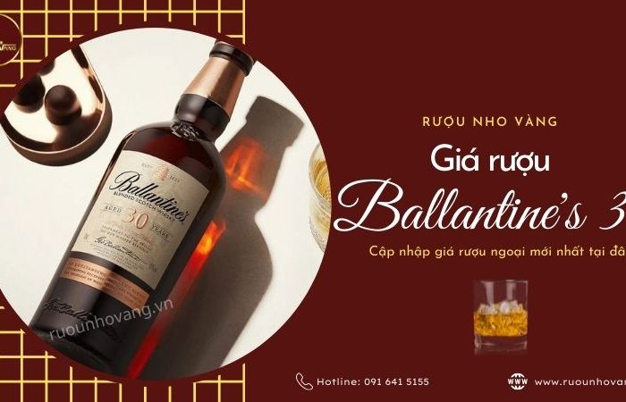 giá rượu ballantines 30