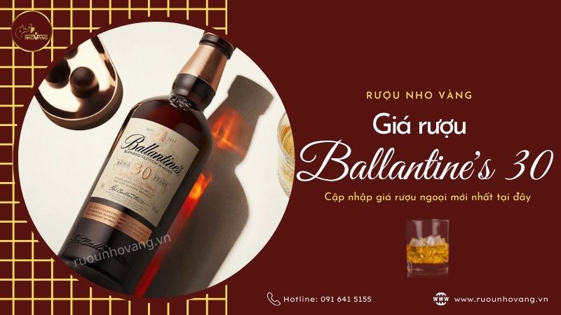 giá rượu ballantines 30