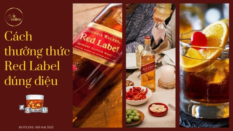 cách pha rượu red label