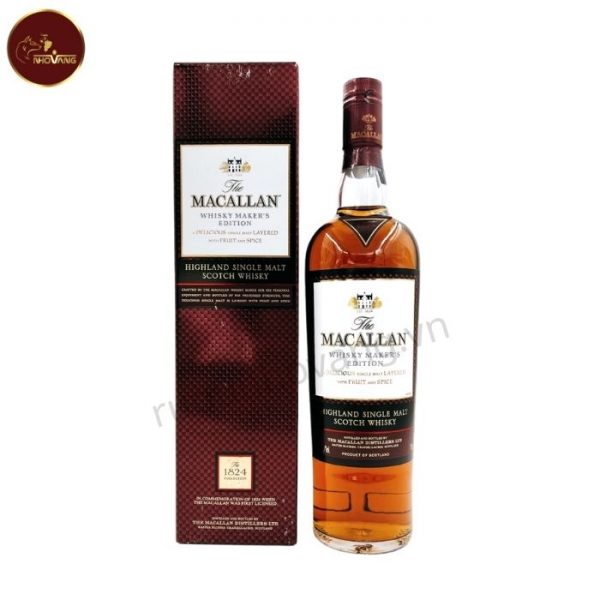 rượu the macallan whisky maker's edition