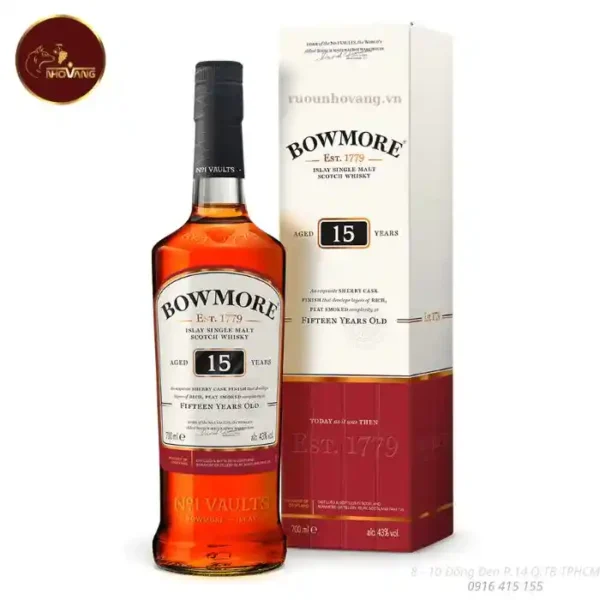 Bowmore-15-smoke-whisky-single-malt-ruou-Scotch-yo-700ml-43%